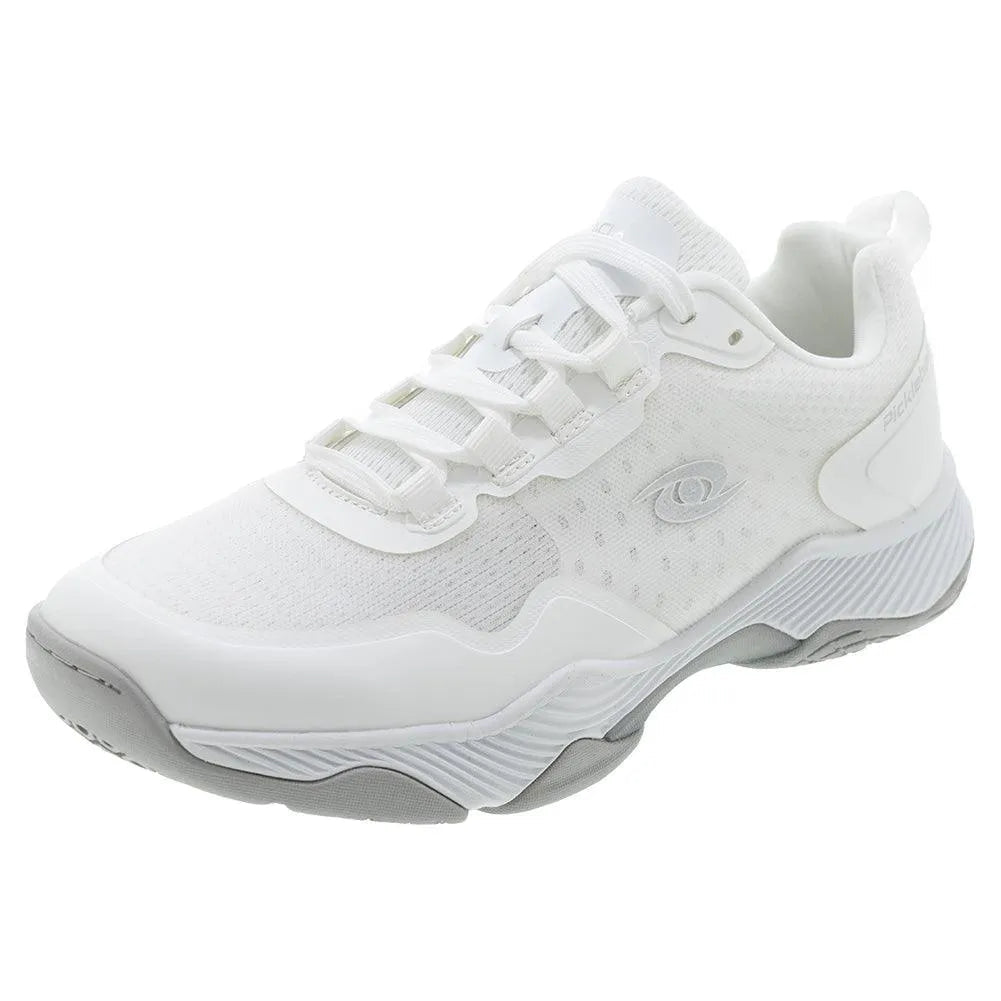 Men's Clear Shot Quicksilver Pickleball Shoes White and SilverTienda Tennis