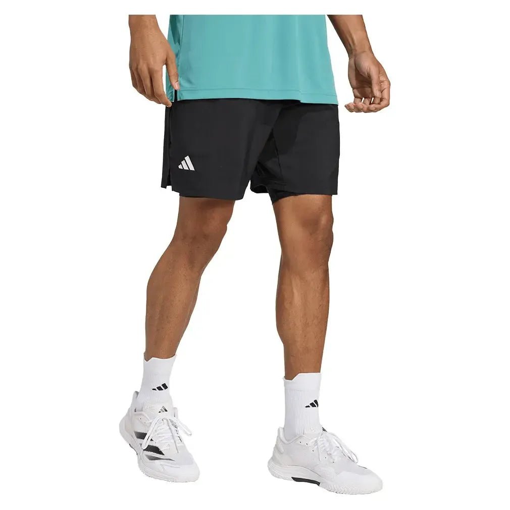 Men's Club 2in1 7 Inch Tennis Short BlackTienda Tennis