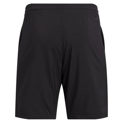 Men's Club 3 Stripe 9 inch Tennis Short BlackTienda Tennis