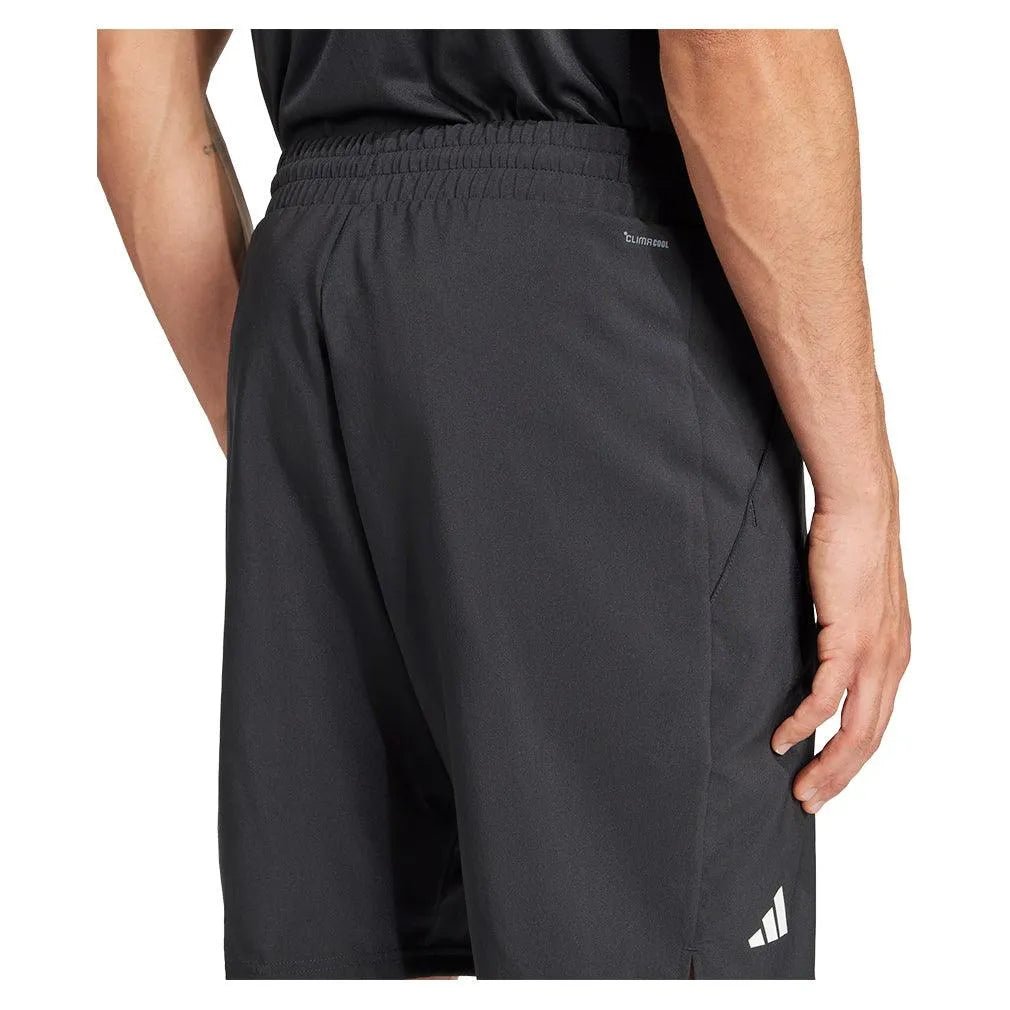 Men's Club 3 Stripe 9 inch Tennis Short BlackTienda Tennis