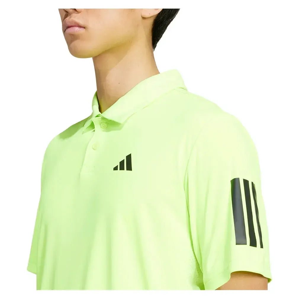 Men's Club 3 Stripe Tennis Polo Lucid LemonTienda Tennis