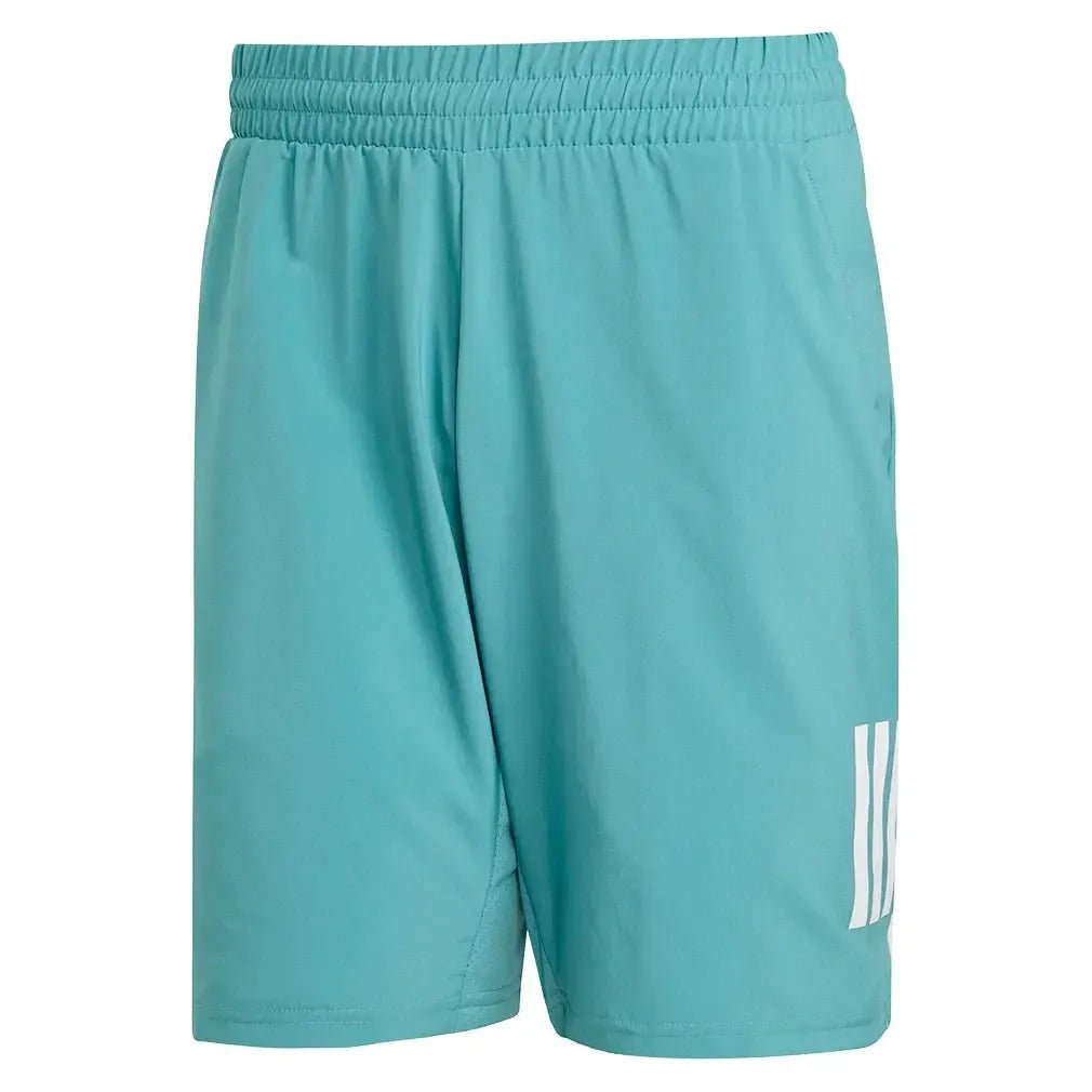 Men's Club 3 Stripes 9 Inch Tennis Short Powder TealTienda Tennis