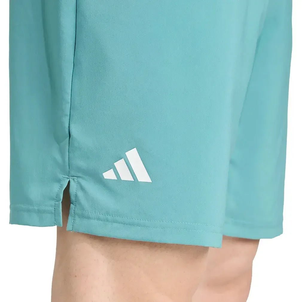 Men's Club 3 Stripes 9 Inch Tennis Short Powder TealTienda Tennis