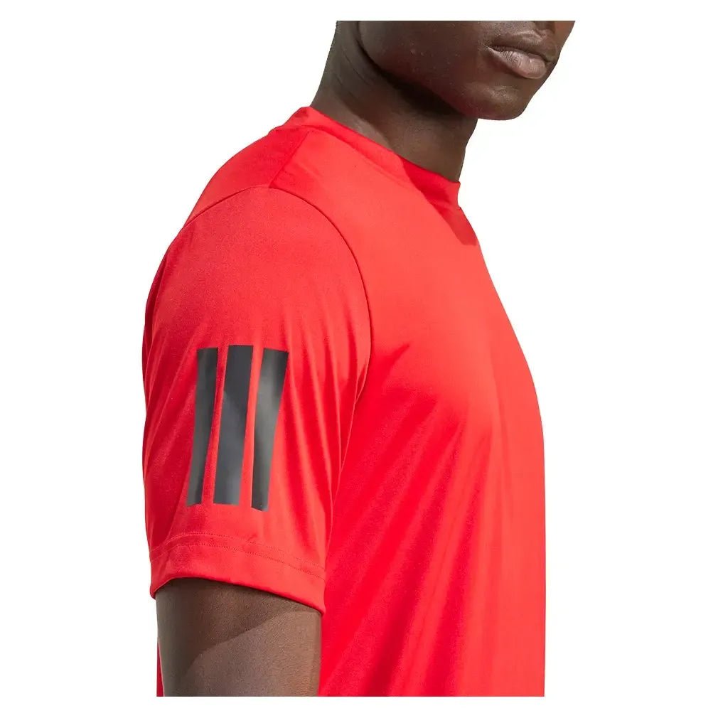 Men's Club 3 Stripes Tennis Top Better ScarletTienda Tennis