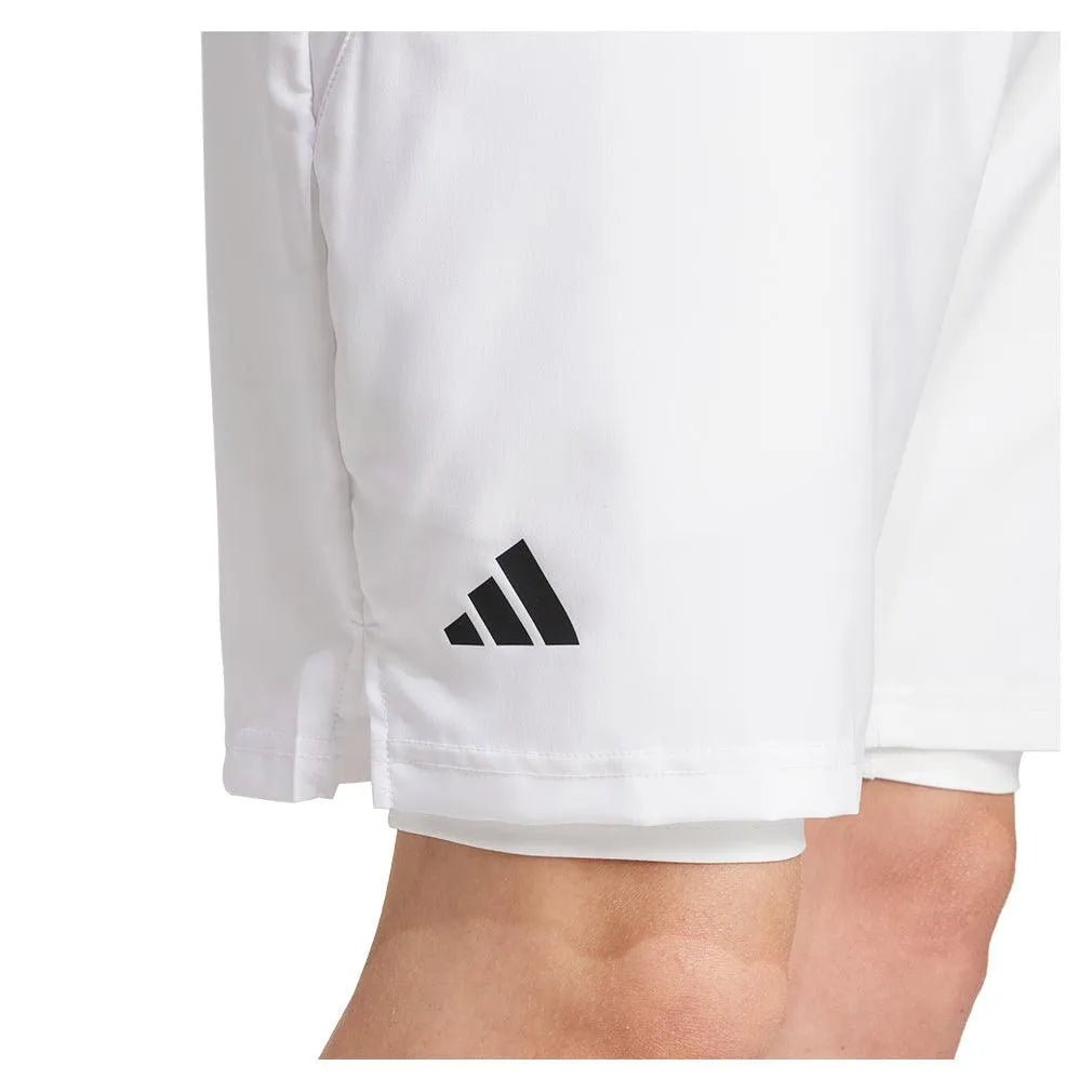 Men's Club Climacool 2in1 7" Tennis Shorts WhiteTienda Tennis