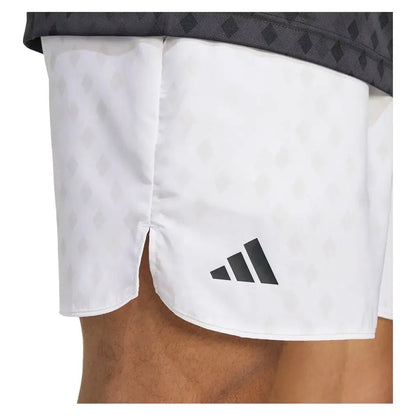 Men's Club Graphic 7 Inch Tennis Short White and Dash GreyTienda Tennis