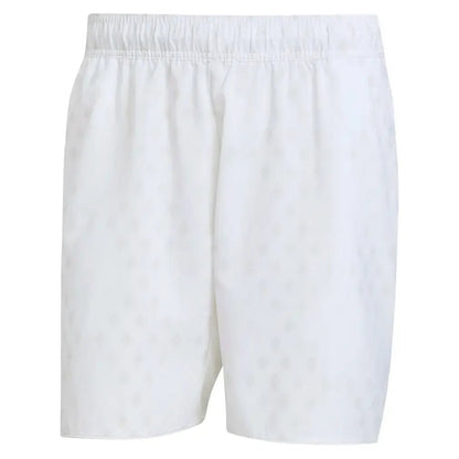 Men's Club Graphic 7 Inch Tennis Short White and Dash GreyTienda Tennis