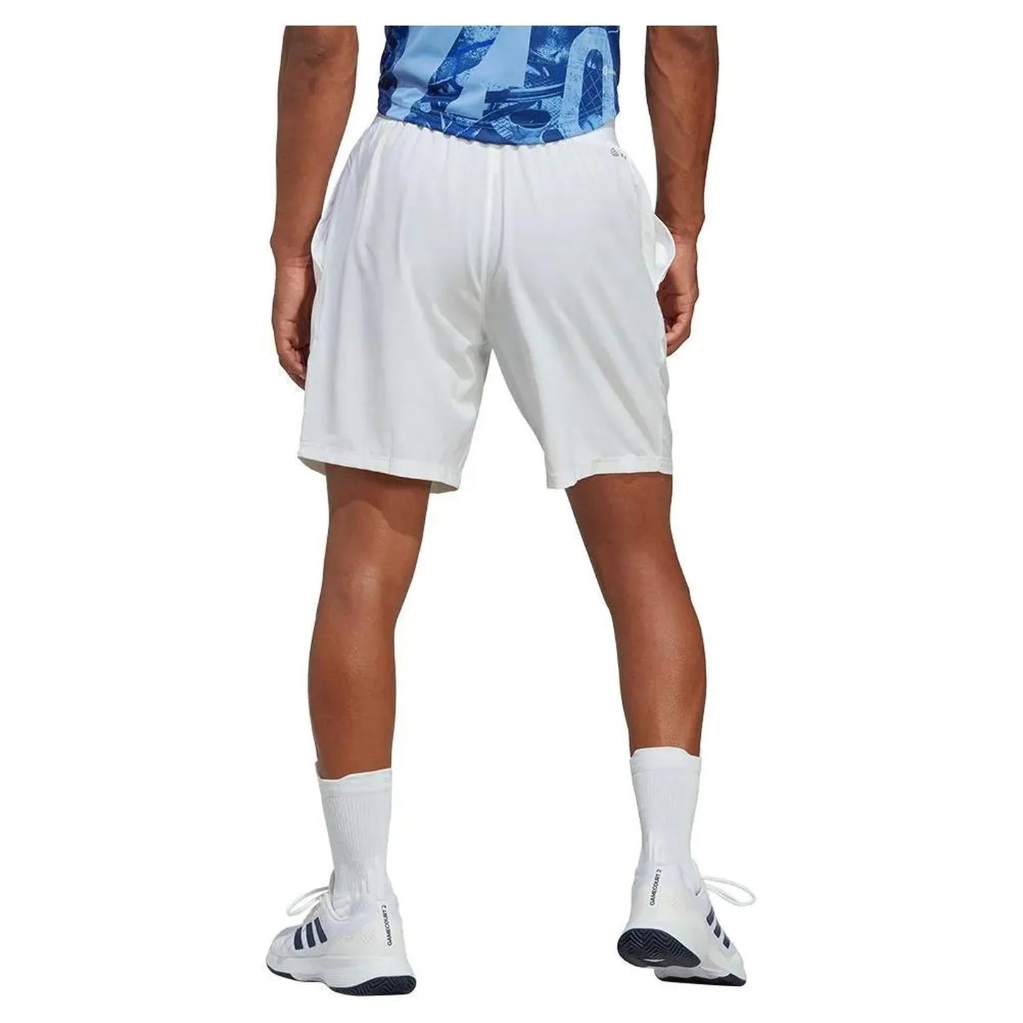 Men's Club Stretch Woven 7 Inch Tennis Shorts WhiteTienda Tennis