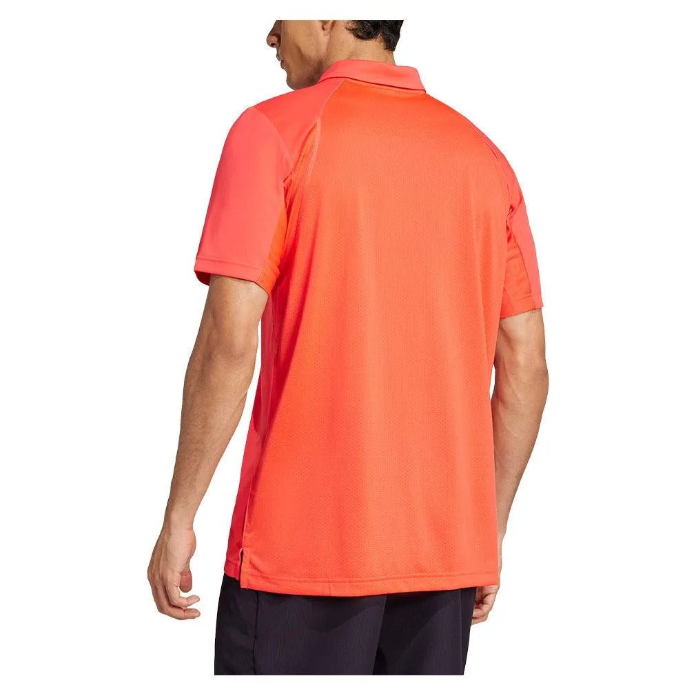 Men's Club Tennis Polo Semi Lucid RedTienda Tennis