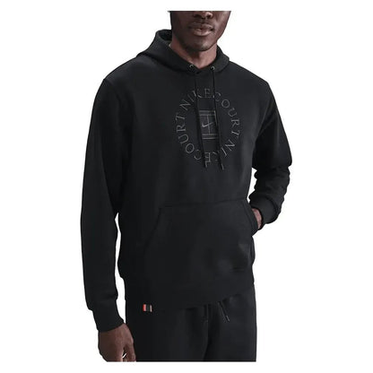 Men's Court Dri - FIT Heritage Fleece Pullover Tennis Hoodie Black and AnthraciteTienda Tennis
