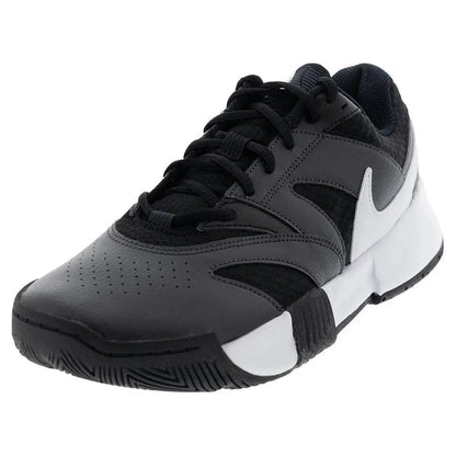 Men's Court Lite 4 Tennis Shoes Black and WhiteTienda Tennis