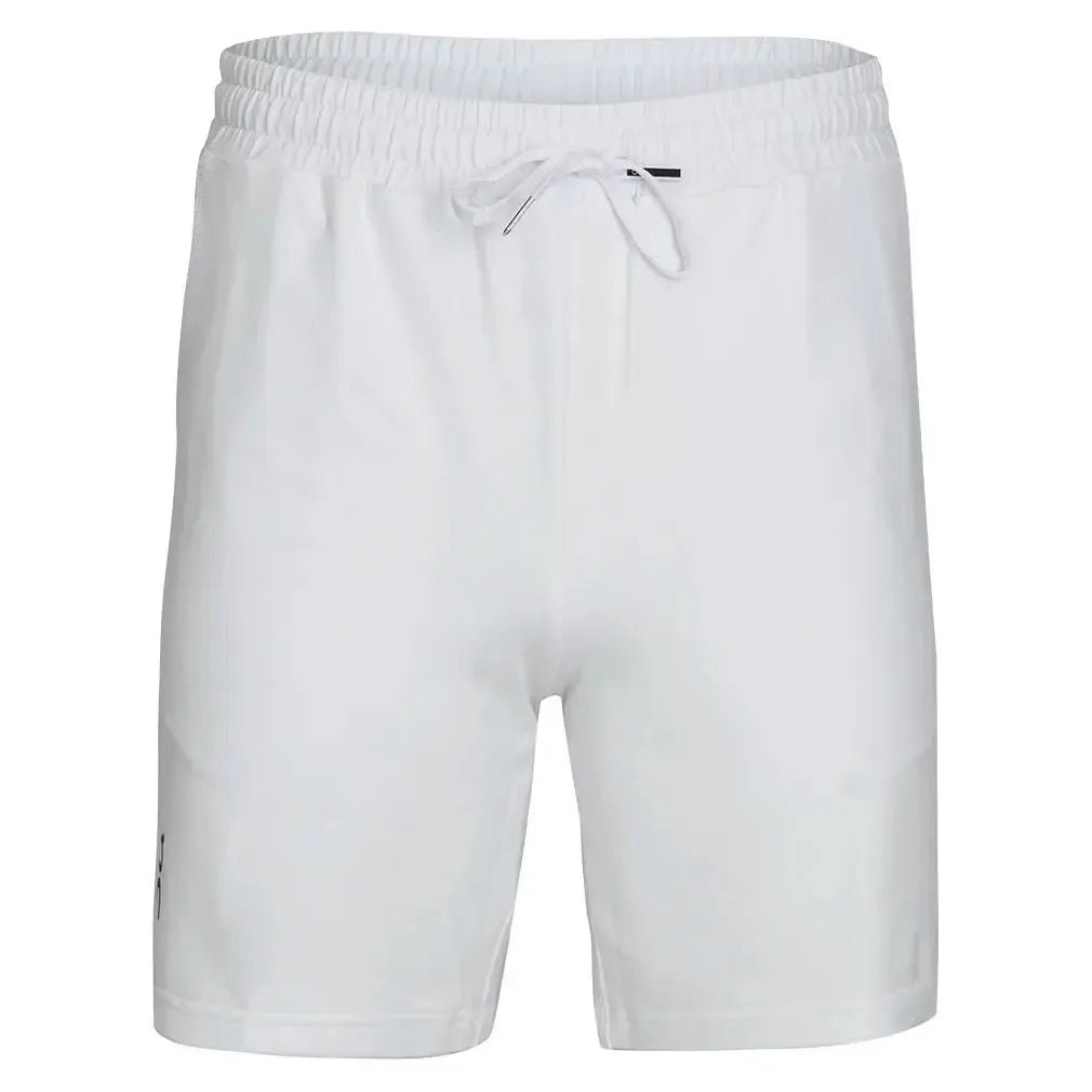 Men's Courtside 8 Inch Tennis Shorts WhiteTienda Tennis