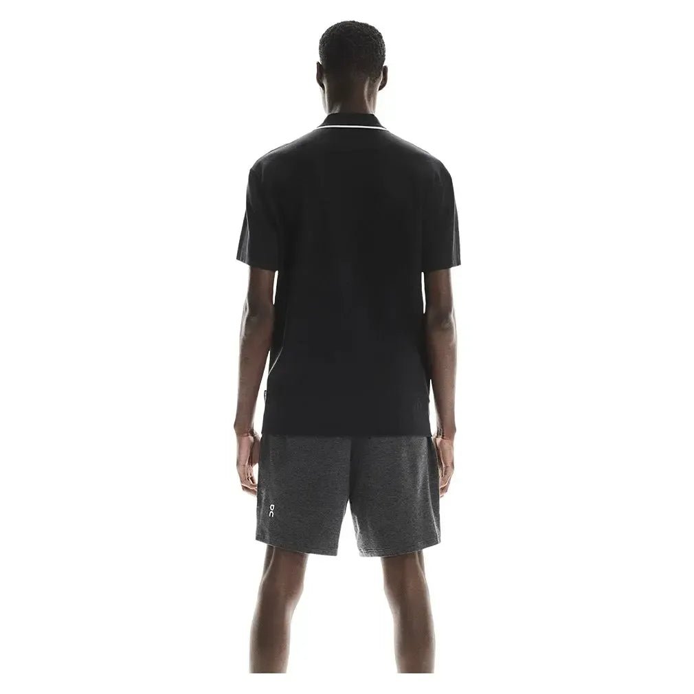 Men's Courtside Tennis Polo BlackTienda Tennis