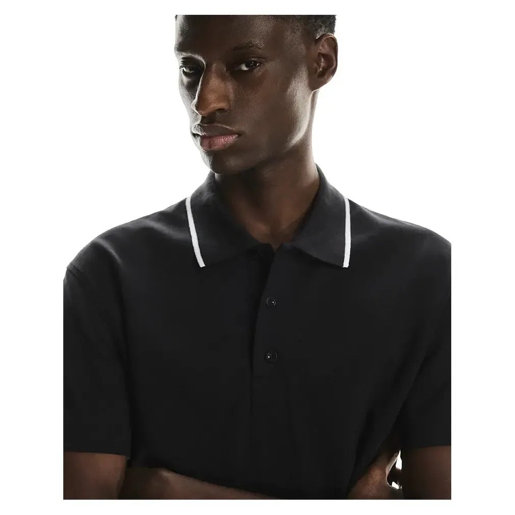 Men's Courtside Tennis Polo BlackTienda Tennis
