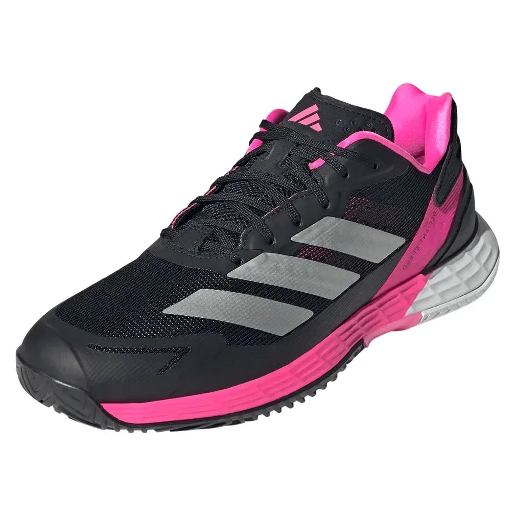 Men's Defiant Speed 2 Tennis Shoes Core Black and Silver MetallicTienda Tennis