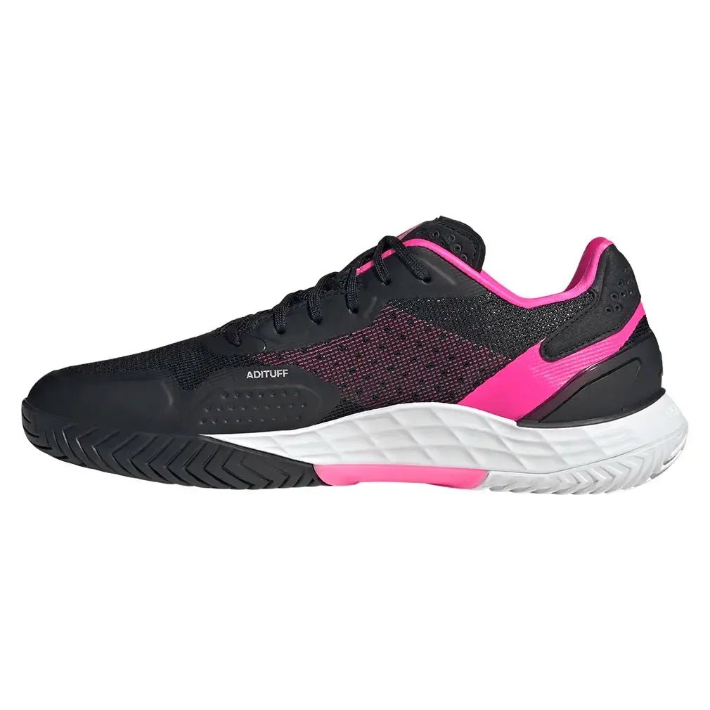 Men's Defiant Speed 2 Tennis Shoes Core Black and Silver MetallicTienda Tennis