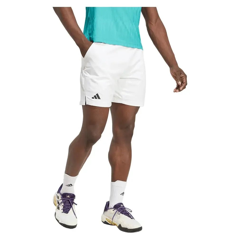 Men's Ergo 9 Inch Tennis Shorts WhiteTienda Tennis