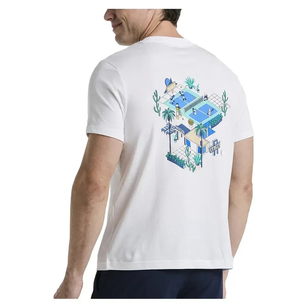 Men's Paddle DBL Graphic Tee Bright WhiteTienda Tennis