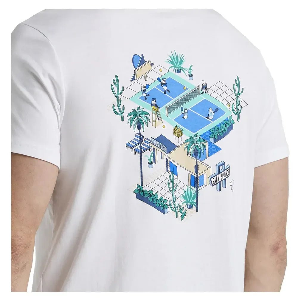 Men's Paddle DBL Graphic Tee Bright WhiteTienda Tennis