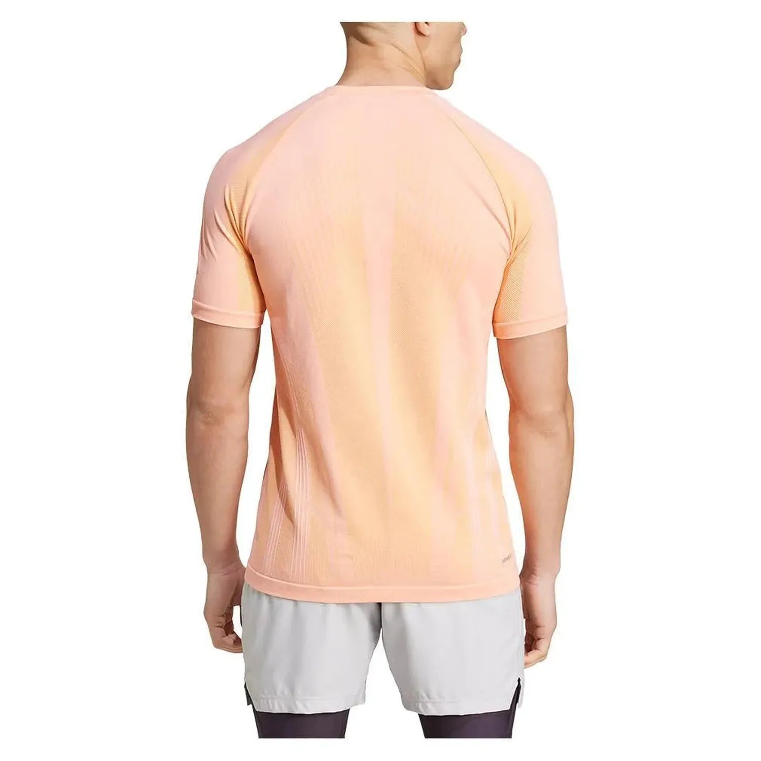 Mens Pro Seamless Tennis Top Semi Pink Spark and Pink SparkTienda Tennis