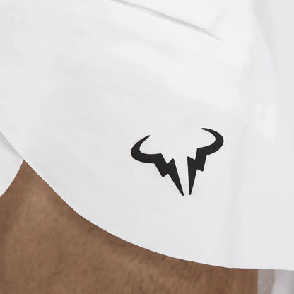 Mens Rafa 7 Inch Dri - Fit Advance Tennis Shorts White and BlackTienda Tennis