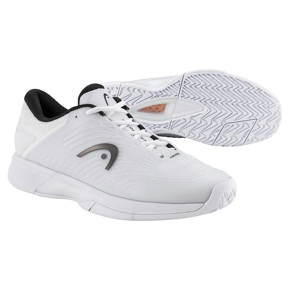 Men's Revolt Pro 4.5 Tennis Shoes White and BlackTienda Tennis