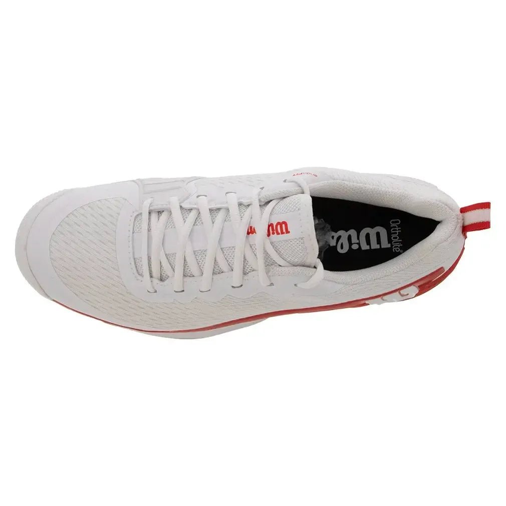 Men's Rush Pro 4.5 Tennis Shoes White and Infrared - ExclusiveTienda Tennis
