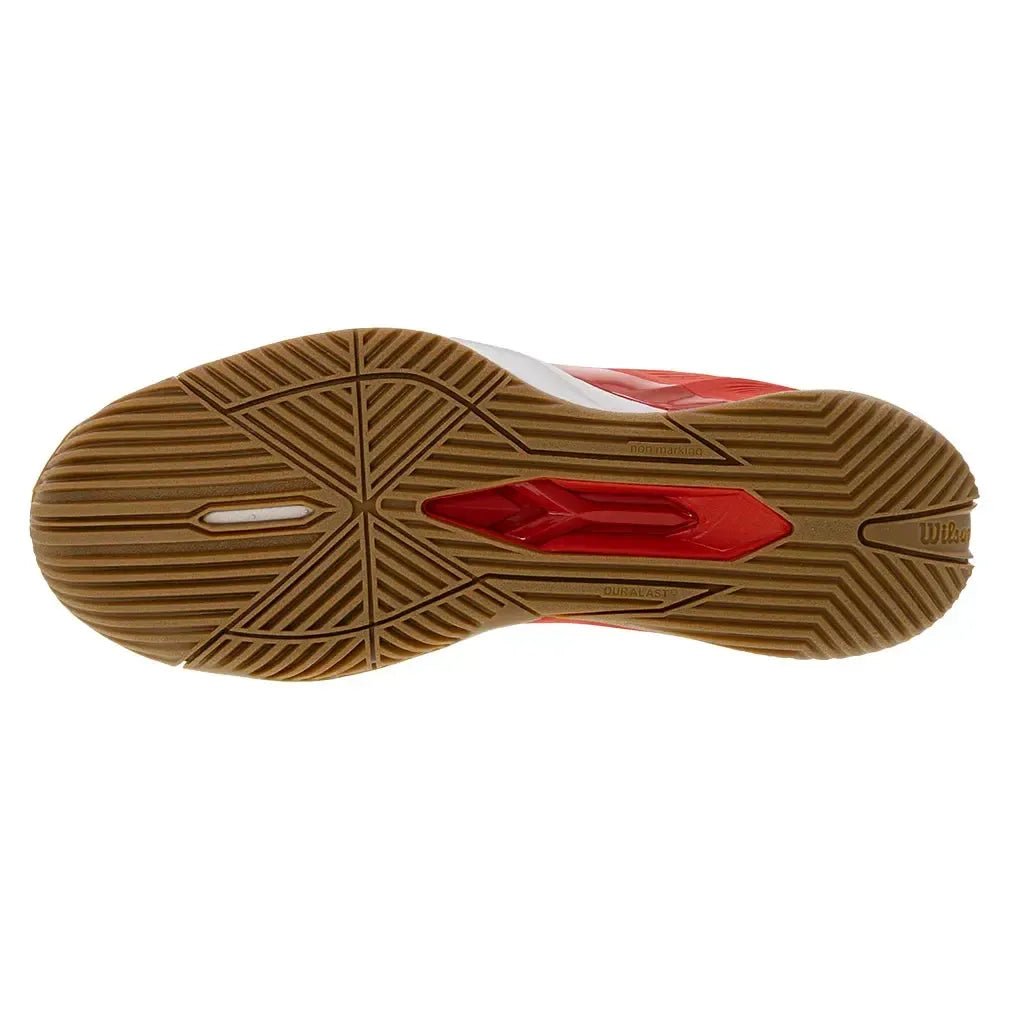 Men's Rush Pro 4.5 Tennis Shoes White and Infrared - ExclusiveTienda Tennis