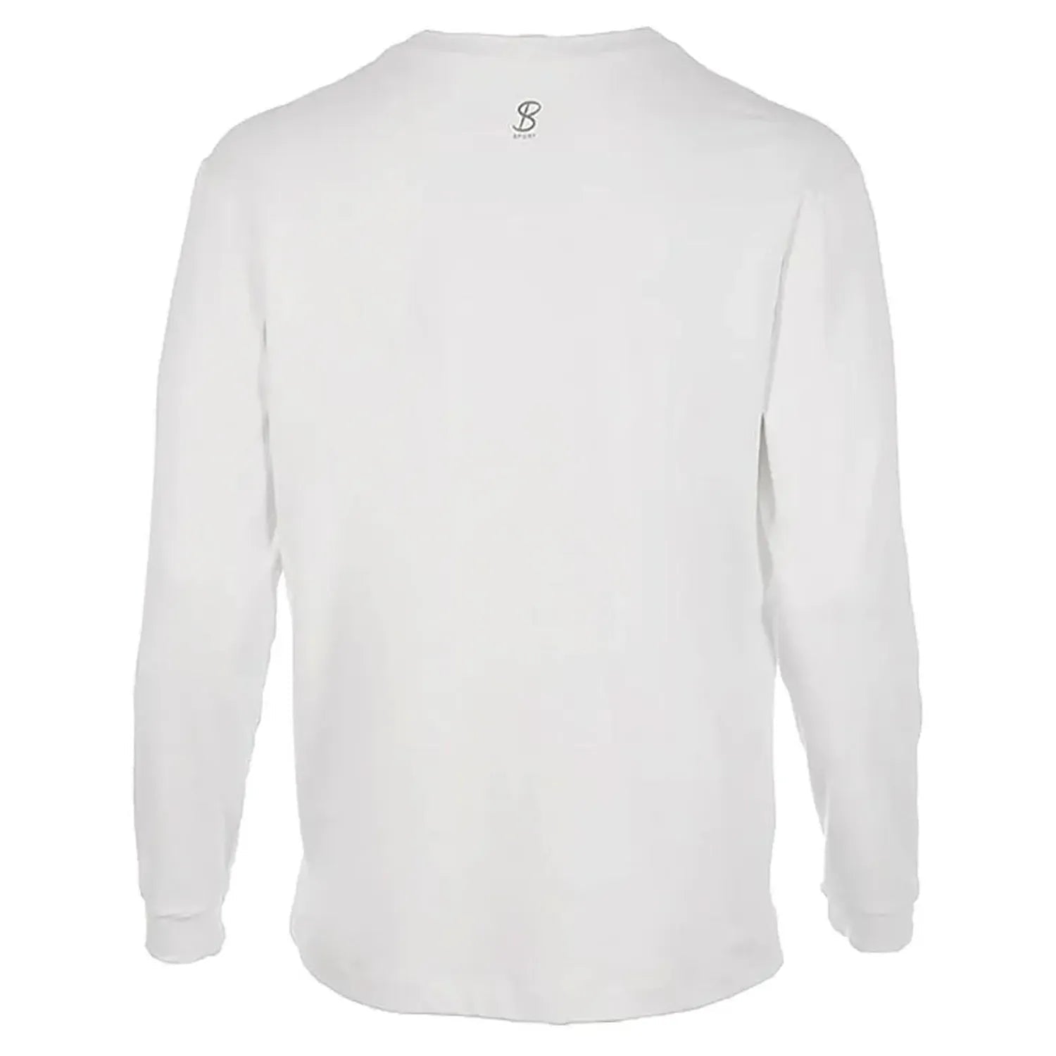 Men's SB Sport Classic Fit Long Sleeve Tennis Crew WhiteTienda Tennis