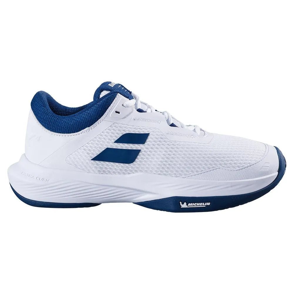 Men's SFX 4 Tennis Shoes White and Estate BlueTienda Tennis