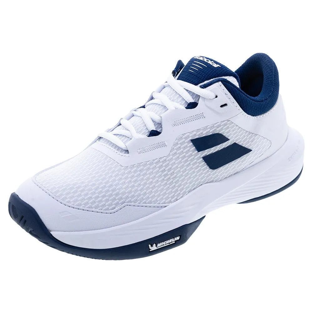 Men's SFX 4 Tennis Shoes White and Estate BlueTienda Tennis