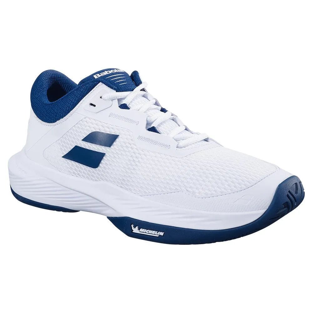 Men's SFX 4 Tennis Shoes White and Estate BlueTienda Tennis