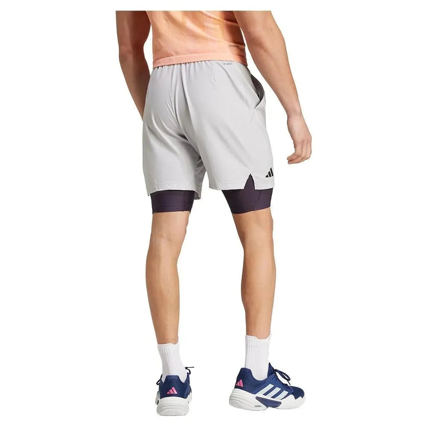 Mens Short and Tight Tennis Set GreyTienda Tennis