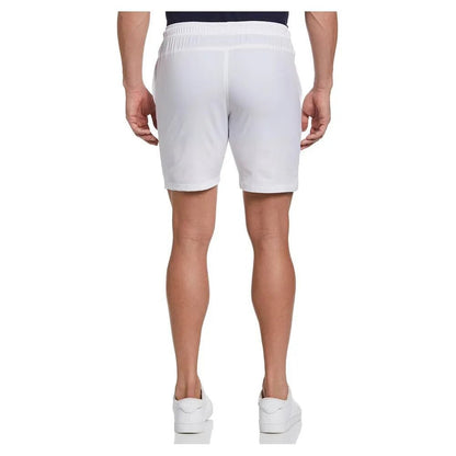 Men's Solid Athletic 9 Inch Tennis Short Bright WhiteTienda Tennis