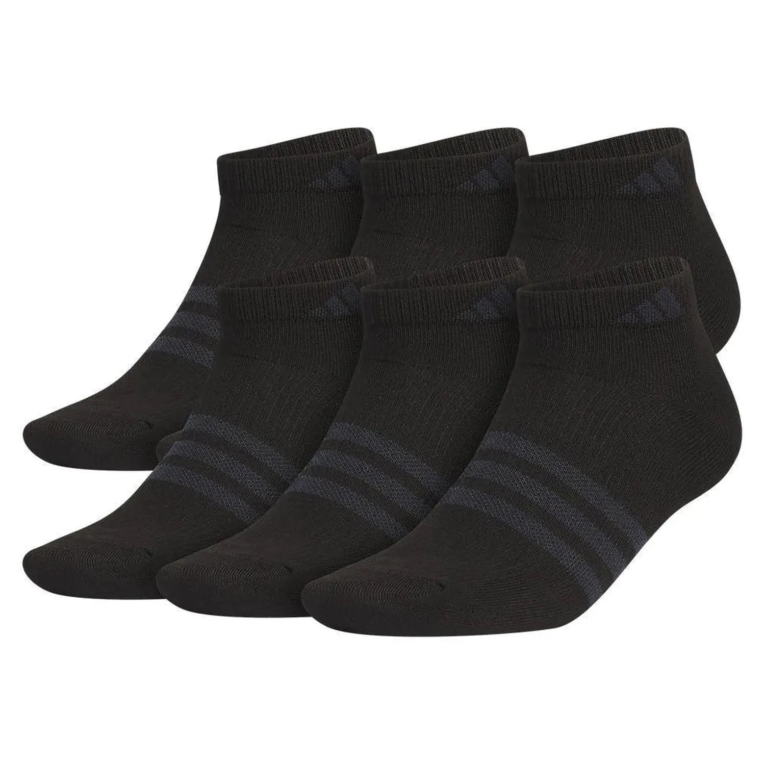 Men's Superlite 3.0 6 Pack Low Cut Tennis Socks Black and Night GreyTienda Tennis
