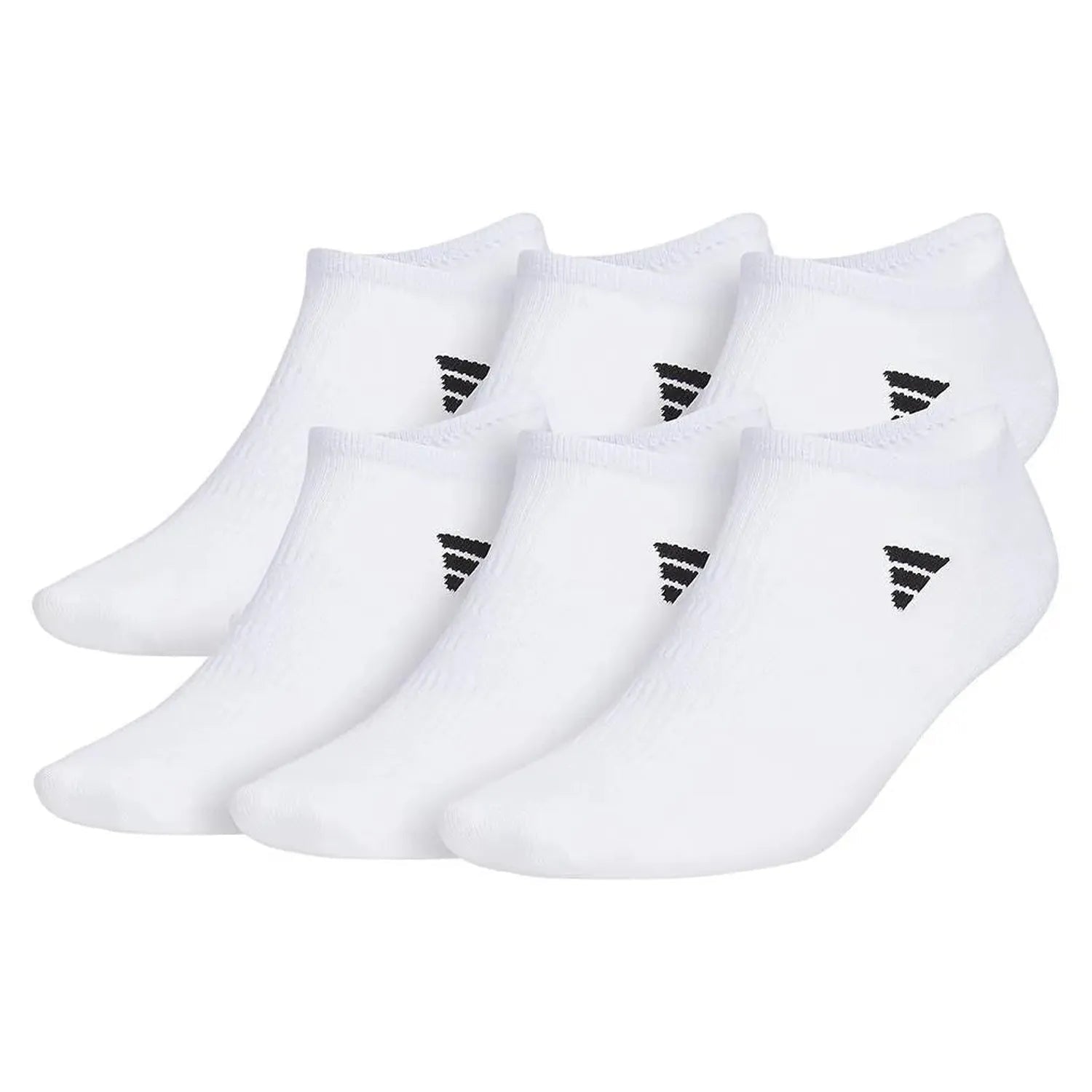 Men's Superlite 3.0 6 Pack No Show Tennis Socks White and BlackTienda Tennis