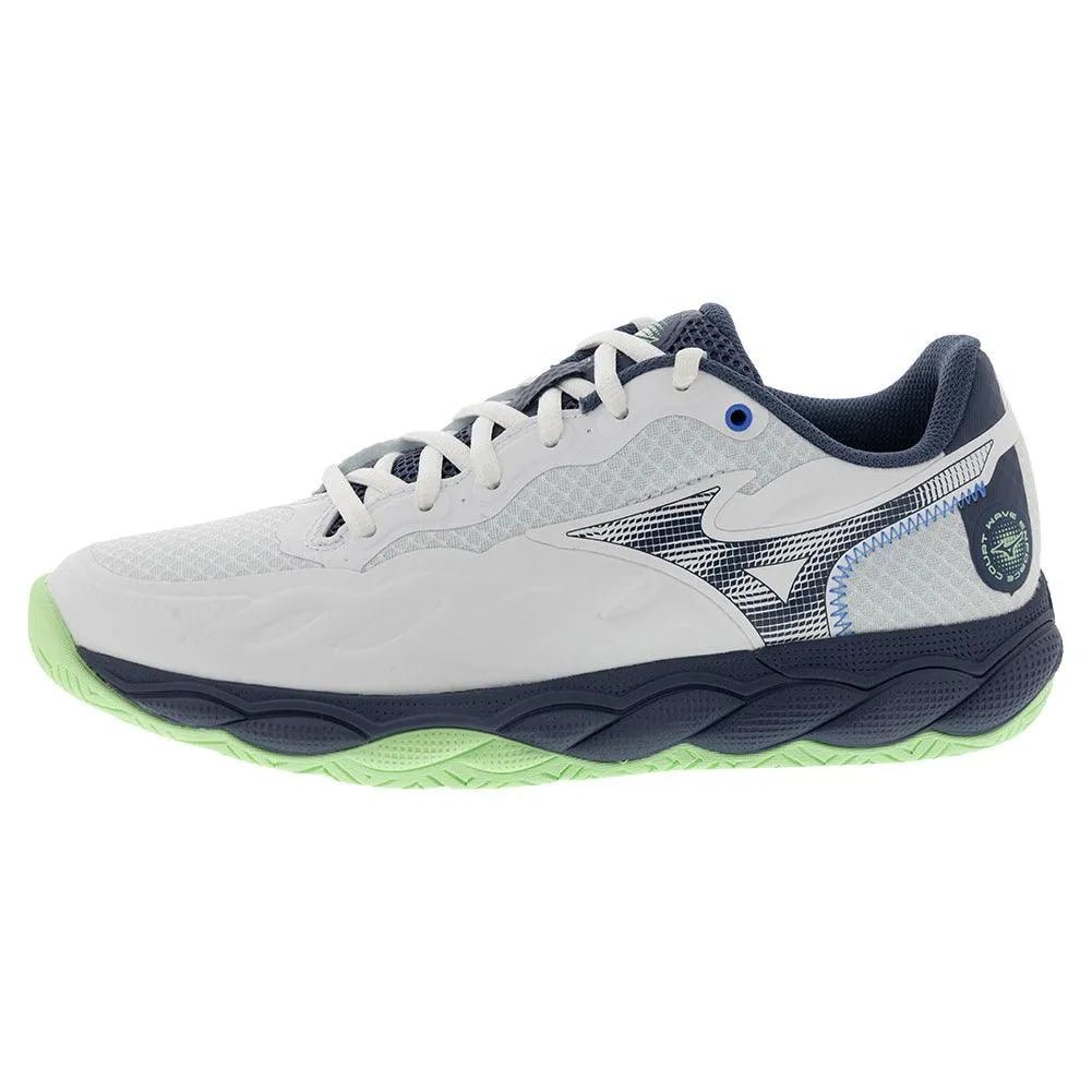 Men's Wave Enforce Court Tennis Shoes White and Vintage IndigoTienda Tennis
