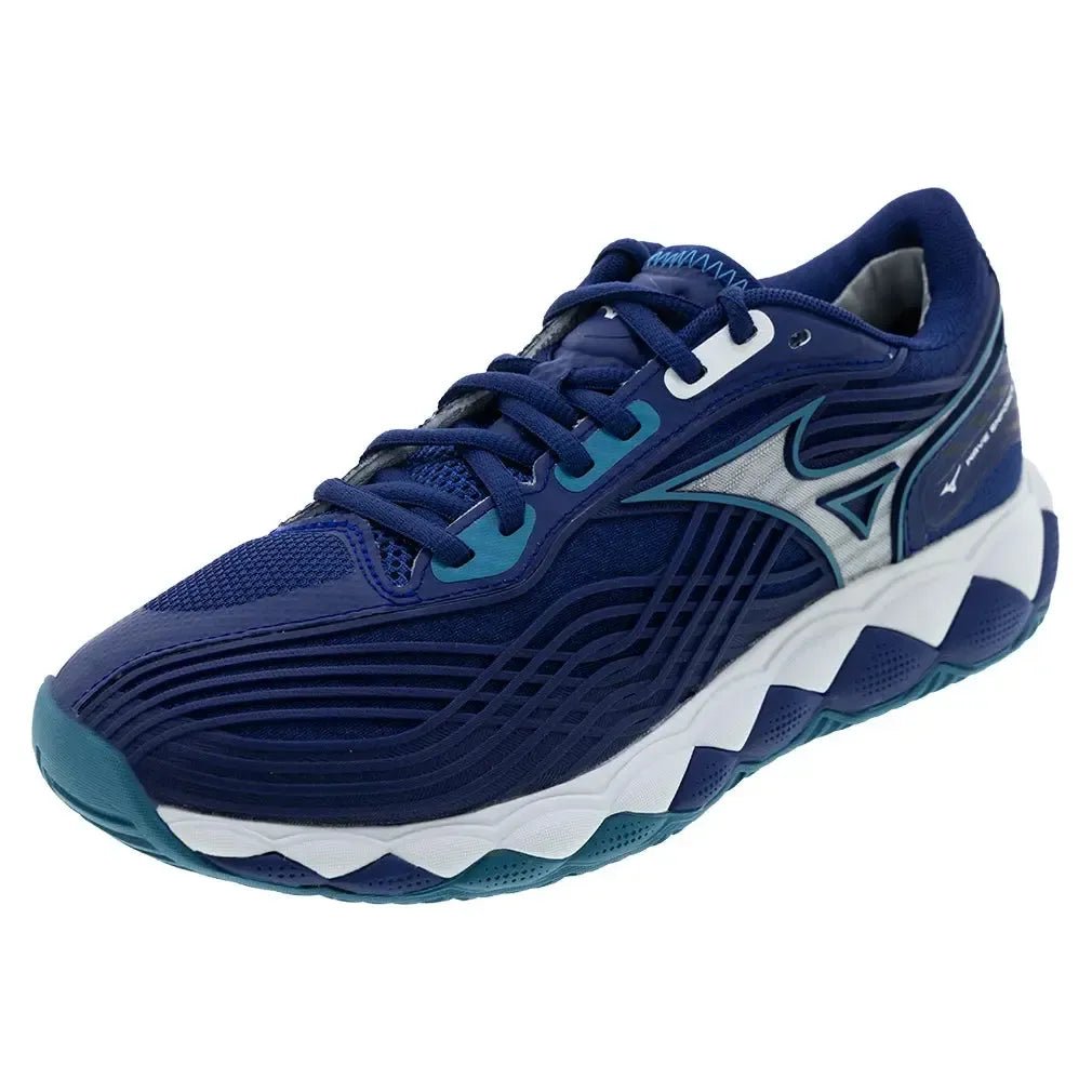 Men's Wave Enforce Tour 2 Tennis Shoes Bellwether Blue and WhiteTienda Tennis