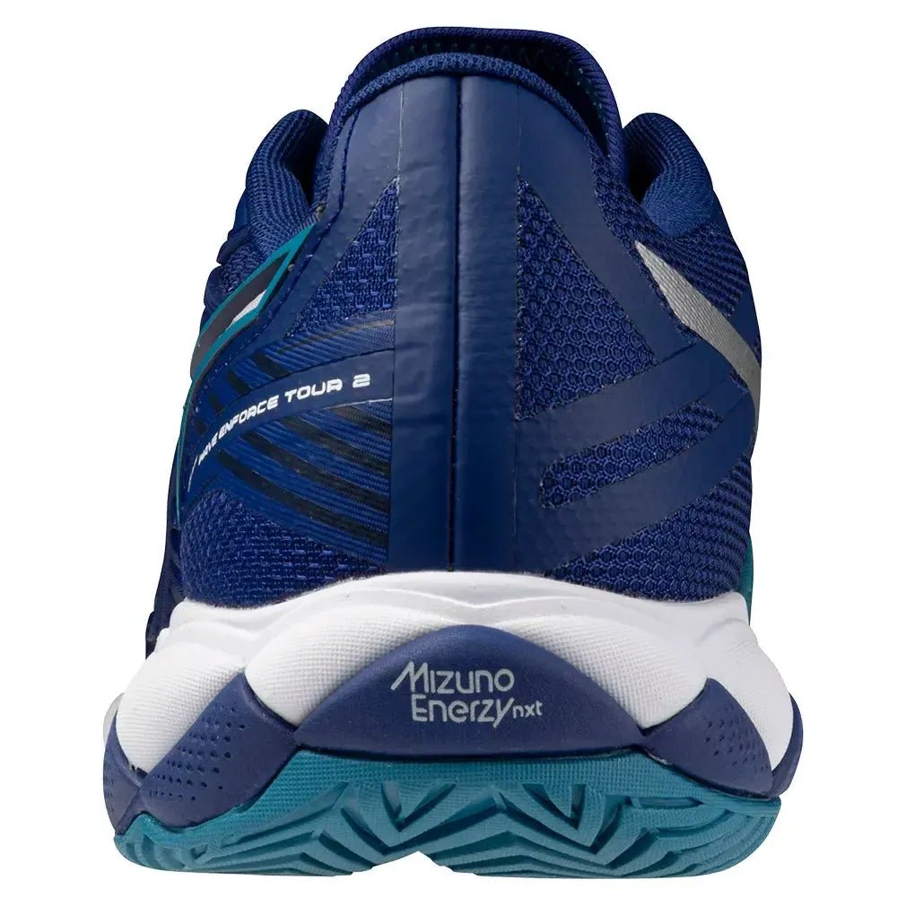 Men's Wave Enforce Tour 2 Tennis Shoes Bellwether Blue and WhiteTienda Tennis
