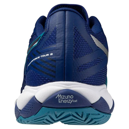 Men's Wave Enforce Tour 2 Tennis Shoes Bellwether Blue and WhiteTienda Tennis