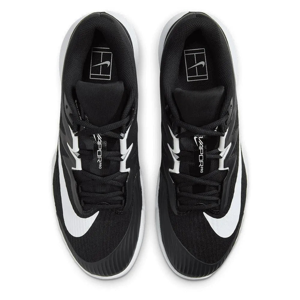 Mens Zoom Vapor Pro 3 Tennis Shoes Black and WhiteTienda Tennis
