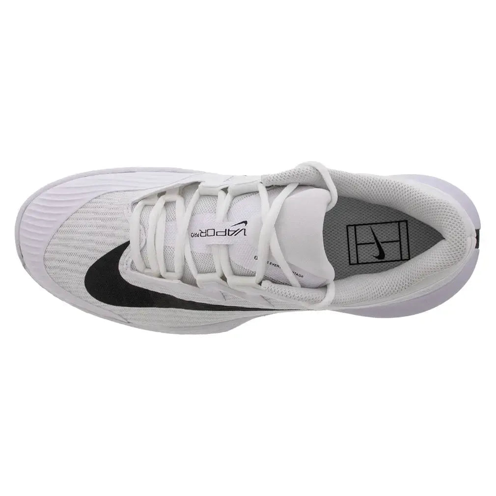 Mens Zoom Vapor Pro 3 Tennis Shoes White and BlackTienda Tennis