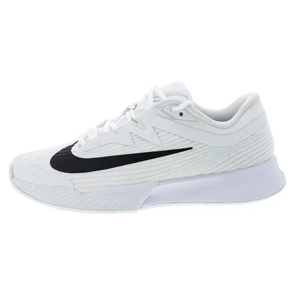 Mens Zoom Vapor Pro 3 Tennis Shoes White and BlackTienda Tennis