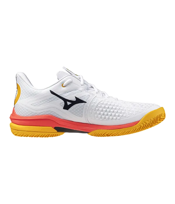 Padel Shoes Mizuno Wave Exceed Tour 6CC Blanco/Naranja 2025