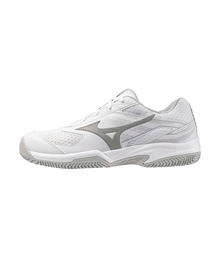 Padel Shoes Mizuno Break Shot 5 CC Blanco/Gris Mujer 2025
