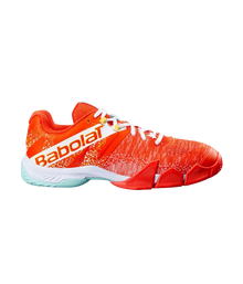 Padel Shoes Babolat Movea Tangerine Tango/White