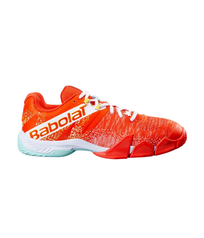 Padel Shoes Babolat Movea Tangerine Tango/White