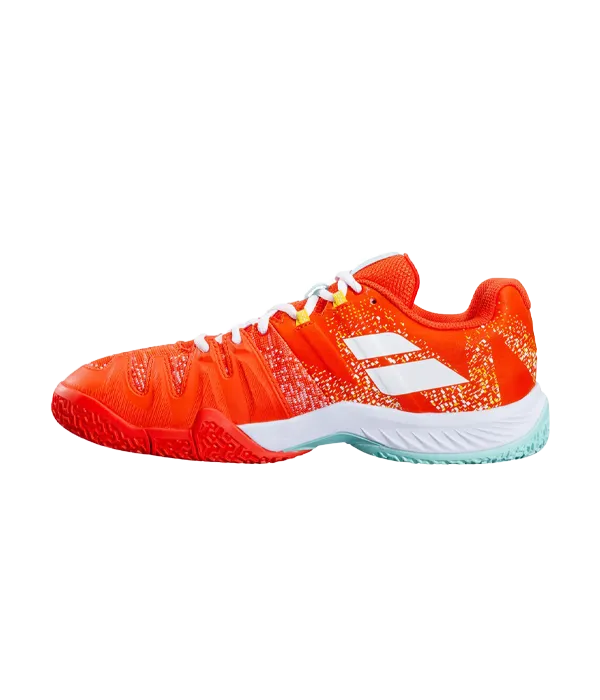 Padel Shoes Babolat Movea Tangerine Tango/White