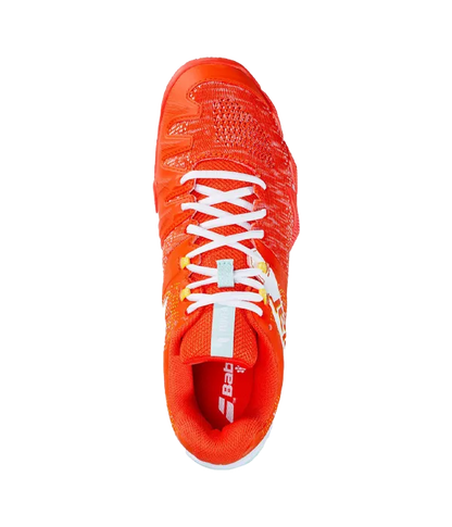 Padel Shoes Babolat Movea Tangerine Tango/White