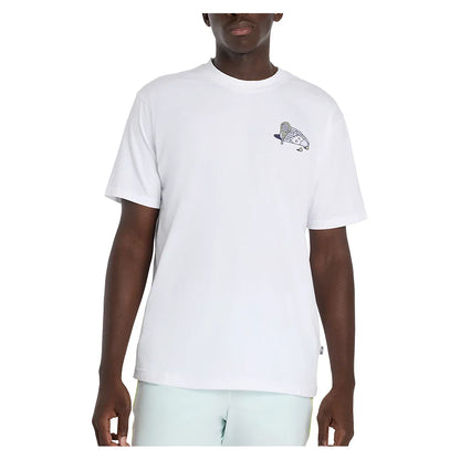 Men's Graphic Tennis T-Shirt White-Apparel-New Balance-mt61a99zwt-Tennis Express